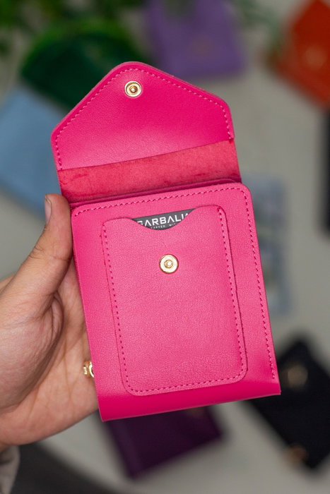 Zoozie Bags Billetera Fucsia para Mujer en Cuero PU
